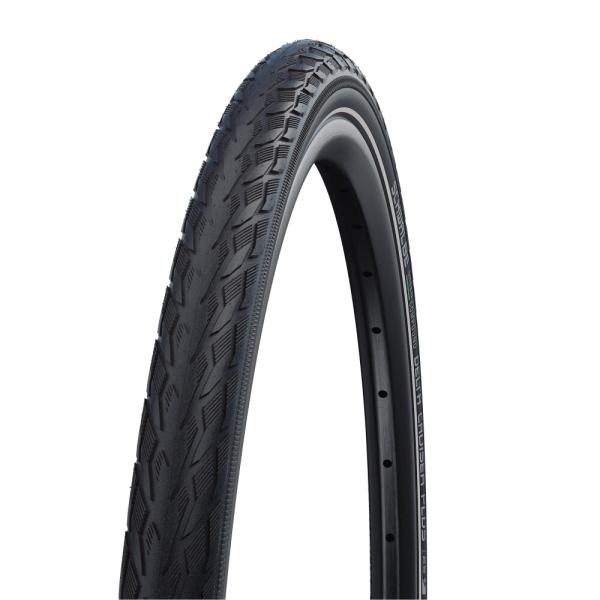 Schwalbe DRAHTREIFEN DELTA CRUISER PLUS ActGreen Compound PunctureGuard 40-635 Schwarz/Re