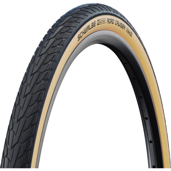 Schwalbe DRAHTREIFEN ROAD CRUISER ActGreen Compound K-Guard 47-559 Schwarz/Gumwall