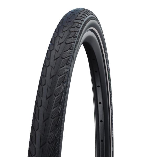Schwalbe DRAHTREIFEN ROAD CRUISER PLUS ActGreen Compound PunctureGuard 55-622 Schwarz/Ref