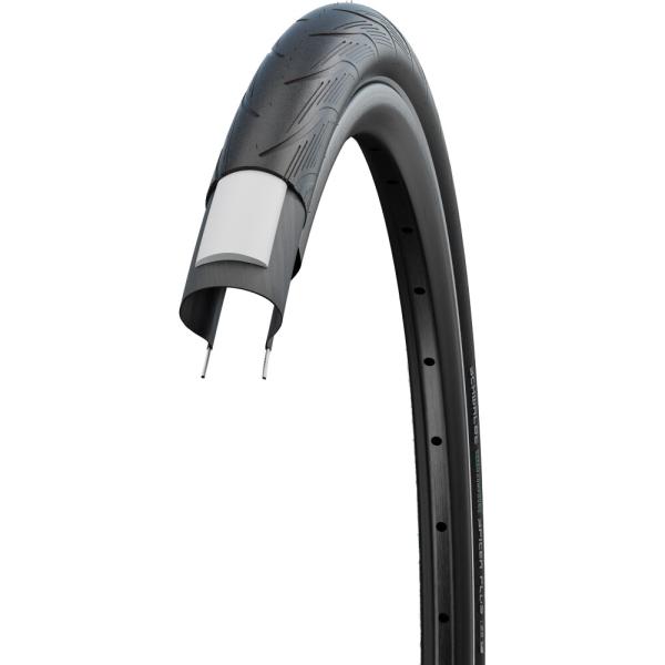 Schwalbe DRAHTREIFEN SPICER PLUS ActGreen Compound PunctureGuard 40-622 Schwarz/Reflex