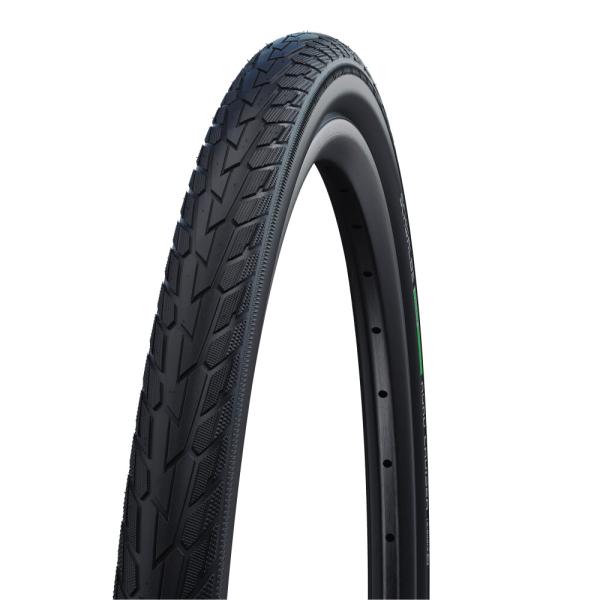 Schwalbe DRAHTREIFEN ROAD CRUISER Active Line Green Compound K-Guard 37-288 Schwarz
