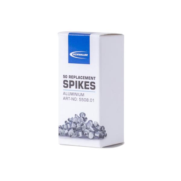 Schwalbe SPIKES Aluminium (50er Beutel)