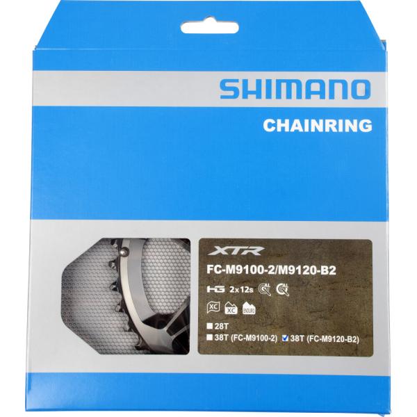 SHIMANO Kettenblatt XTR FC-M9100, FC-M9120 38 Z&auml;hne
