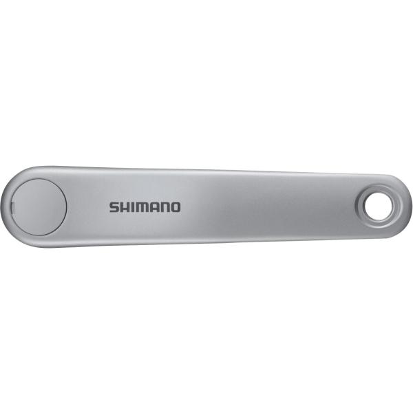 SHIMANO Kurbelarm SHIMANO E-BIKE SYSTEMS FC-E5000 Links 175mm Silber
