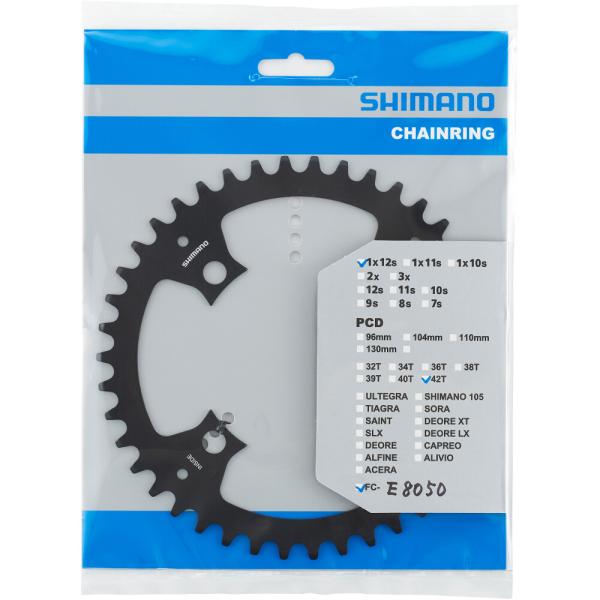 SHIMANO Kettenblatt SHIMANO E-BIKE SYSTEMS SM-CRE70-12 42Z