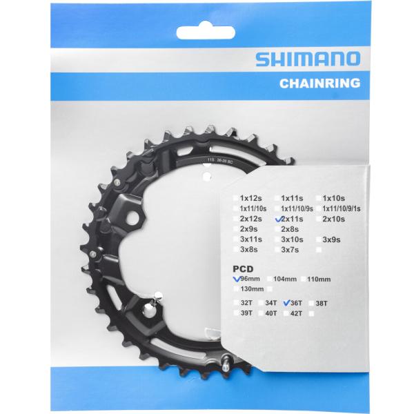 SHIMANO Kettenblatt DEORE FC-M5100 36 Z&auml;hne