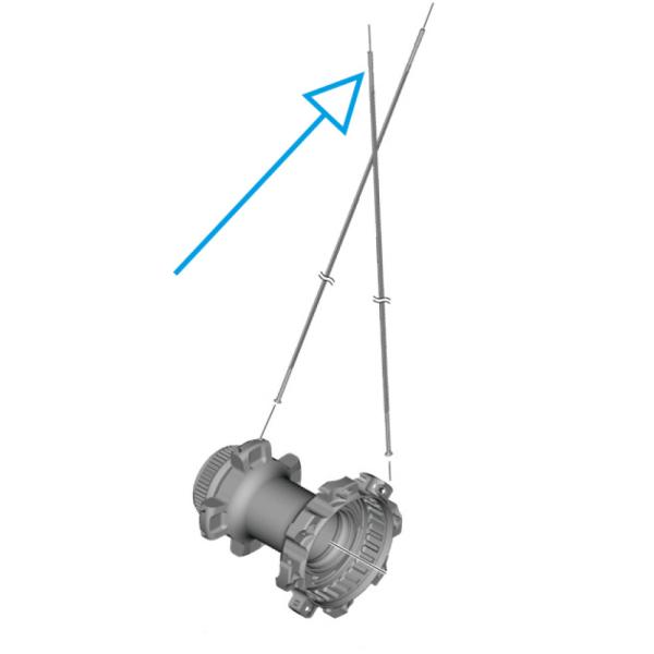 SHIMANO Speiche WH-R9270 HR rechts