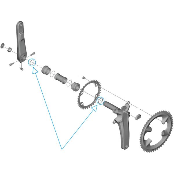 SHIMANO RING F. KURBELGARN. FC-R9200
