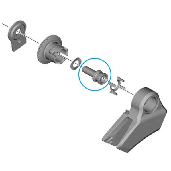 SHIMANO Befestigungsschraube F&uuml;hrung SHIMANO E-BIKE SYSTEMS CD-EM800 (55 mm Kettenlinie)