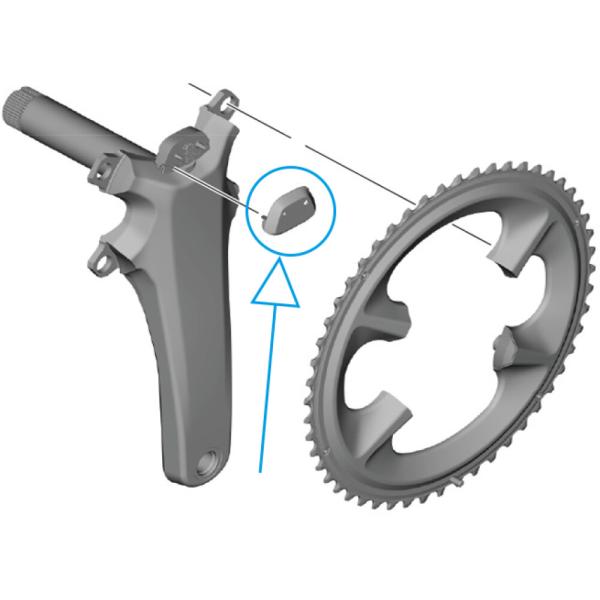 SHIMANO Abdeckung FC-R8100-P
