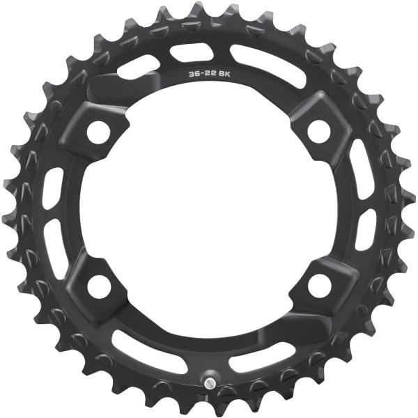 SHIMANO Kettenblatt CUES FC-U6000-2 36Z-BK