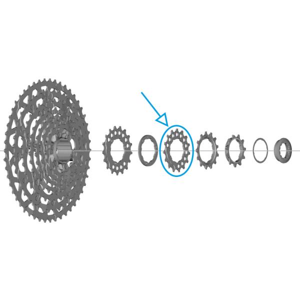 SHIMANO Ritzel f&uuml;r CS-LG700 15 Z&auml;hne
