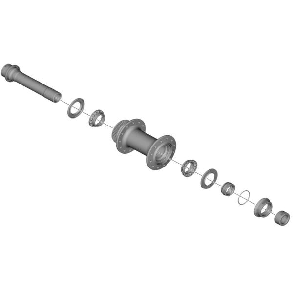 SHIMANO Hohlachse WH-RS710-F Komplettkit