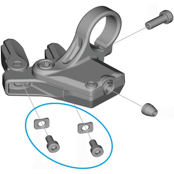 SHIMANO Befestigungsschraube mit Unterlegscheibe SW-M8150 2Paar