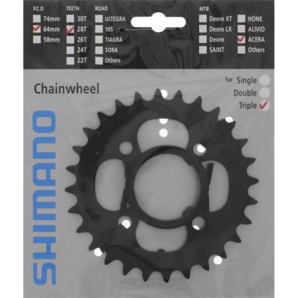 SHIMANO Kettenblatt ACERA FC-M361 28 Z&auml;hne