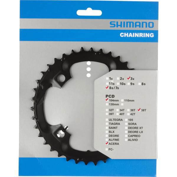 SHIMANO Kettenblatt ACERA FC-M361 38 Z&auml;hne
