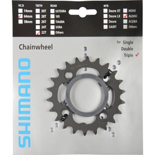SHIMANO Kettenblatt ALIVIO FC-M430, FC-M431 22 Z&auml;hne