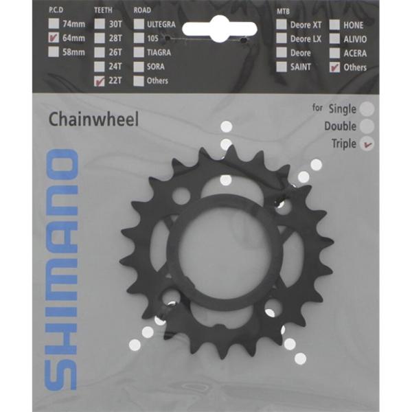 SHIMANO Kettenblatt ACERA FC-M391 22 Z&auml;hne