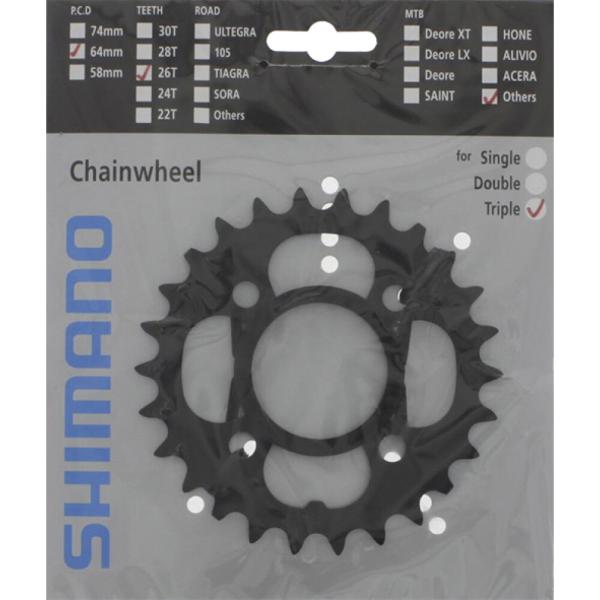 SHIMANO Kettenblatt ACERA FC-M391 26 Z&auml;hne