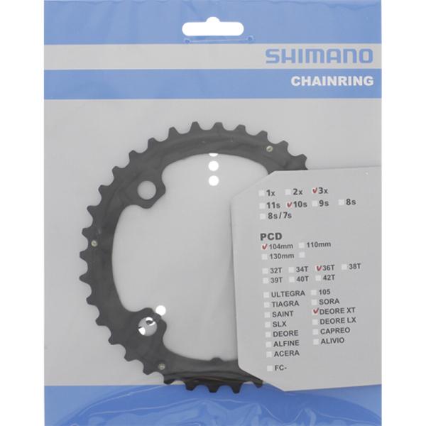SHIMANO Kettenblatt DEORE XT FC-T780, FC-T781 36 Z&auml;hne