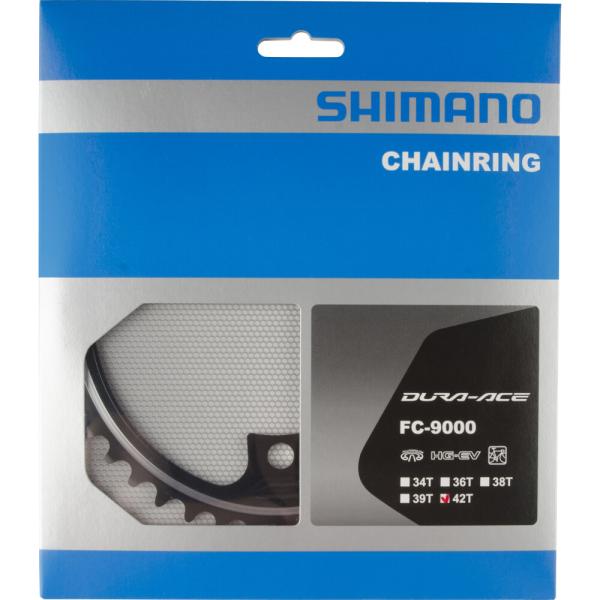 SHIMANO Kettenblatt DURA-ACE FC-9000 42 Z&auml;hne Schwarz