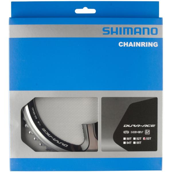 SHIMANO Kettenblatt DURA-ACE FC-9000 53 Z&auml;hne Silber/Schwarz