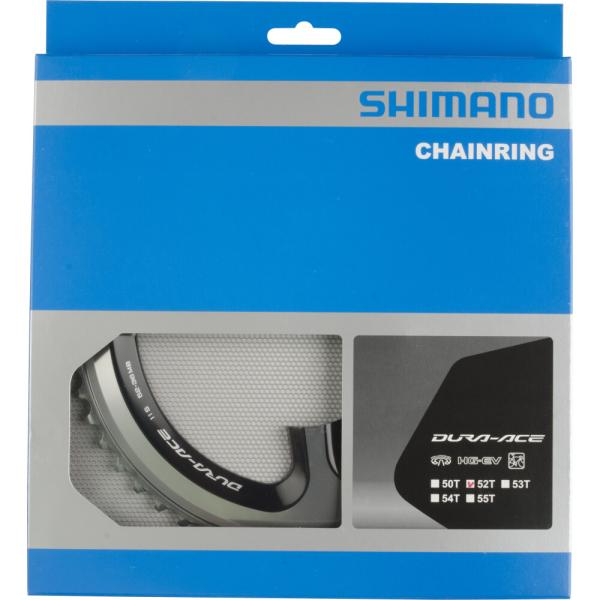 SHIMANO Kettenblatt DURA-ACE FC-9000 52 Z&auml;hne Silber/Schwarz