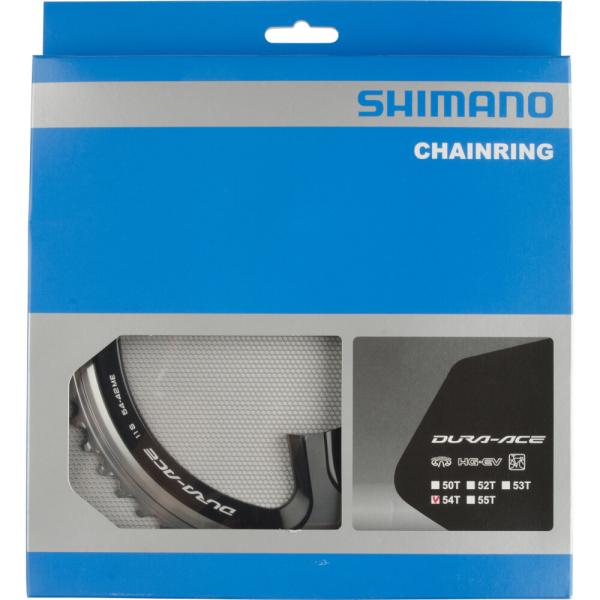 SHIMANO Kettenblatt DURA-ACE FC-9000 54 Z&auml;hne Silber/Schwarz