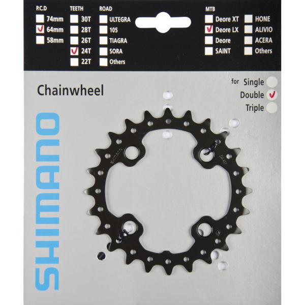 SHIMANO Kettenblatt SLX FC-M675 24 Z&auml;hne