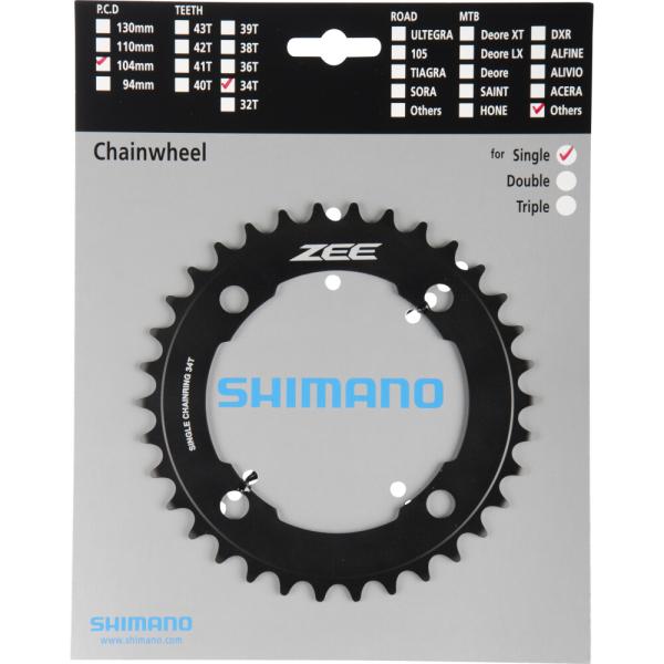 SHIMANO Kettenblatt ZEE FC-M640, FC-M645 34 Z&auml;hne