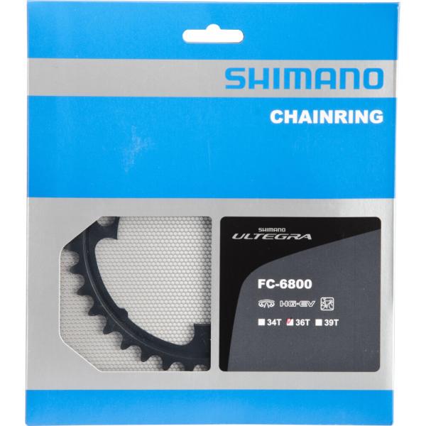 SHIMANO Kettenblatt ULTEGRA FC-6800 36 Z&auml;hne Schwarz