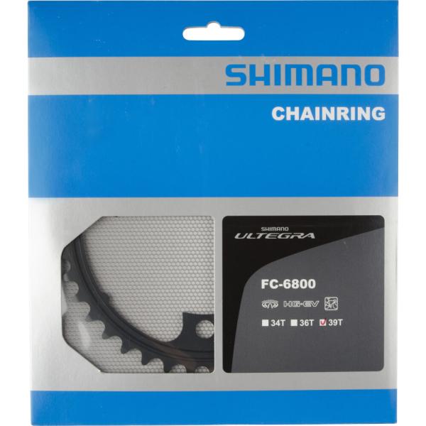 SHIMANO Kettenblatt ULTEGRA FC-6800 39 Z&auml;hne Schwarz