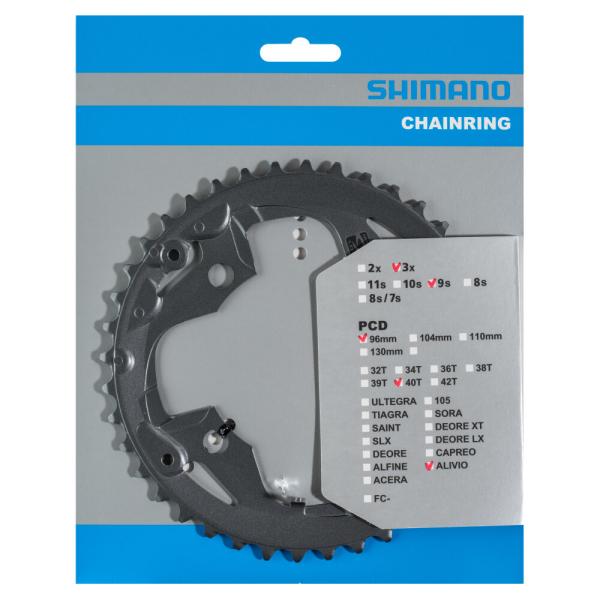 SHIMANO Kettenblatt FC-M4000, FC-M4050 40 Z&auml;hne