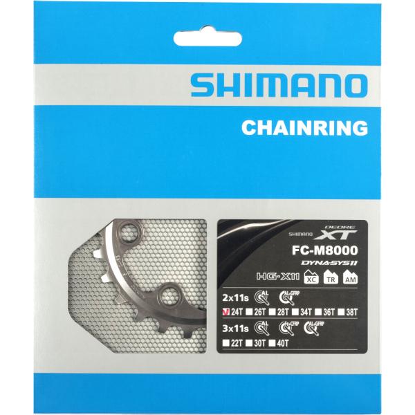 SHIMANO Kettenblatt DEORE XT FC-M8000 24 Z&auml;hne