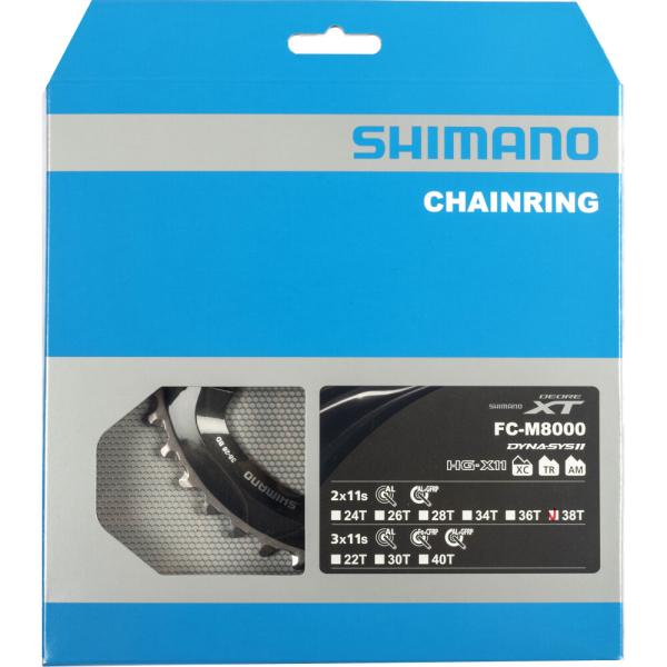 SHIMANO Kettenblatt DEORE XT FC-M8000 38 Z&auml;hne