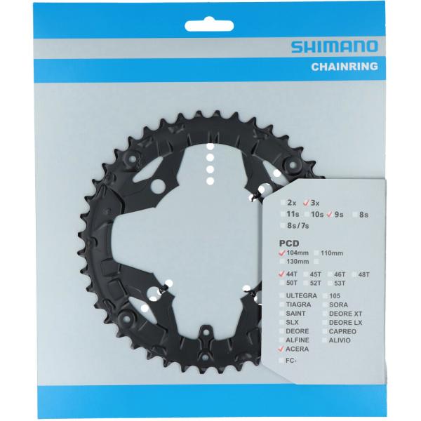 SHIMANO Kettenblatt ACERA FC-T3010 44 Z&auml;hne f&uuml;r KSR