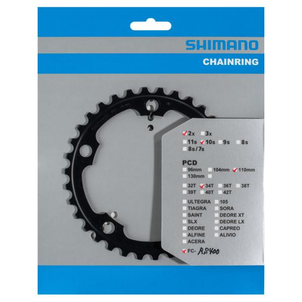 SHIMANO Kettenblatt FC-RS400 34 Z&auml;hne