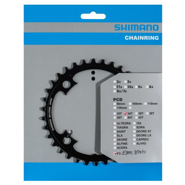 SHIMANO Kettenblatt SHIMANO E-BIKE SYSTEMS SM-CRE80 und SM-CRE80-B 34Z