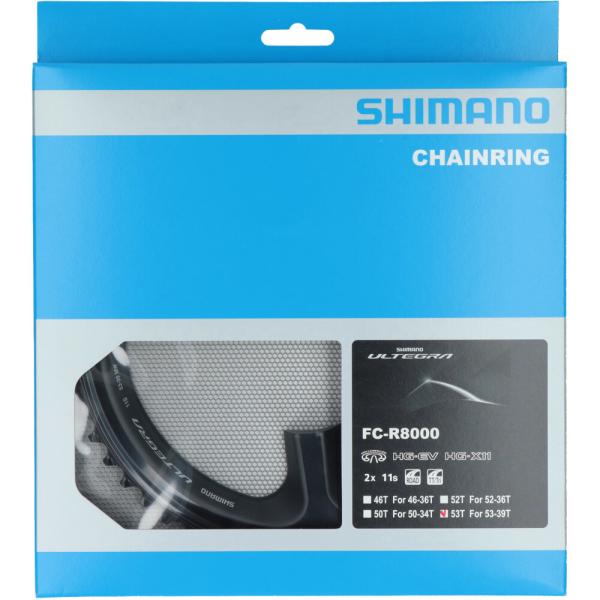 SHIMANO Kettenblatt ULTEGRA FC-R8000 53 Z&auml;hne Schwarz