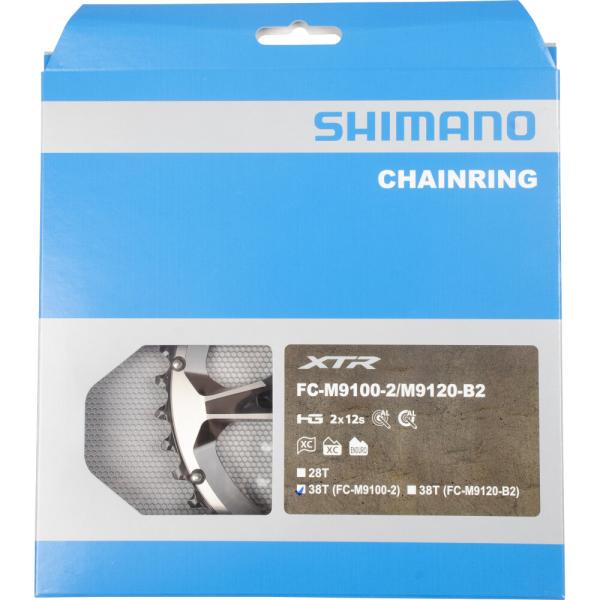 SHIMANO Kettenblatt XTR FC-M9100, FC-M9120 38 Z&auml;hne