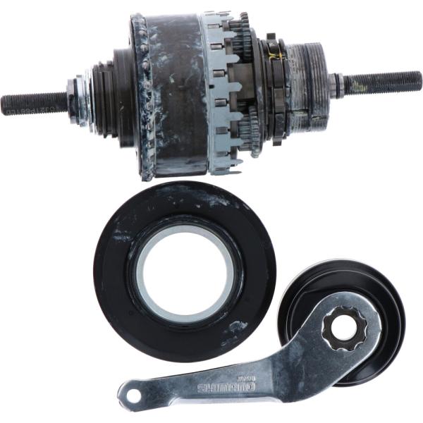 SHIMANO Getriebeeinheit f&uuml;r SG-C6061-8CD 187 mm Achsl&auml;nge inkl. Bremsarm und Staubkappe