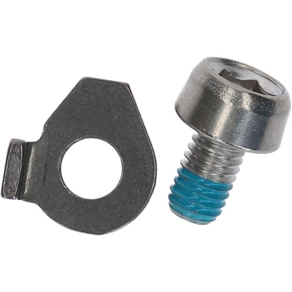 SHIMANO Kabel-Befestigungsschraube f&uuml;r RD-T4000 inkl. Gegenplatte
