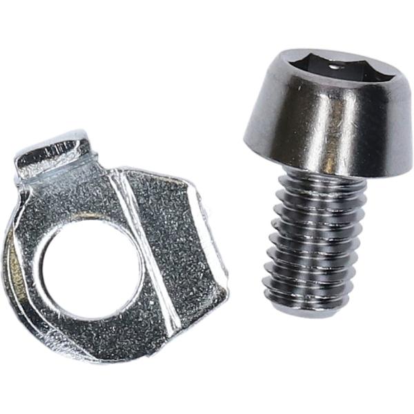 SHIMANO Kabel-Befestigungsschraube f&uuml;r FD-M592 M5 x 18 mm inkl. Gegenplatte