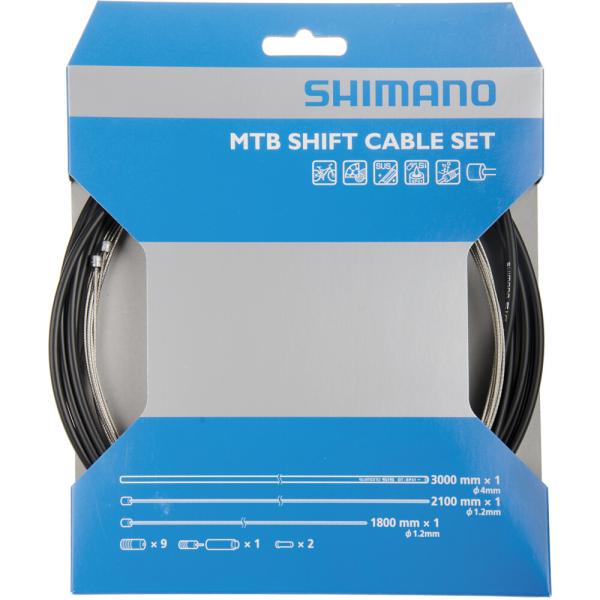 SHIMANO Schaltzug-Set MTB Edelstahl 3000 mm