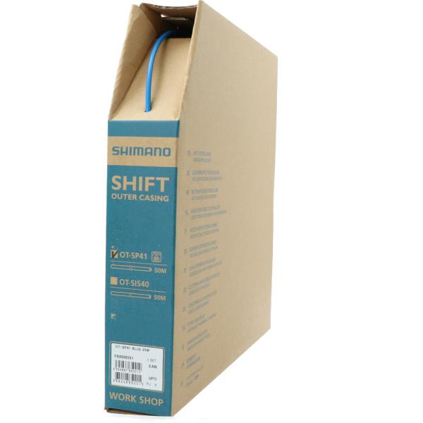 SHIMANO Schaltzugau&szlig;enh&uuml;lle OT-SP41 25 m Blau