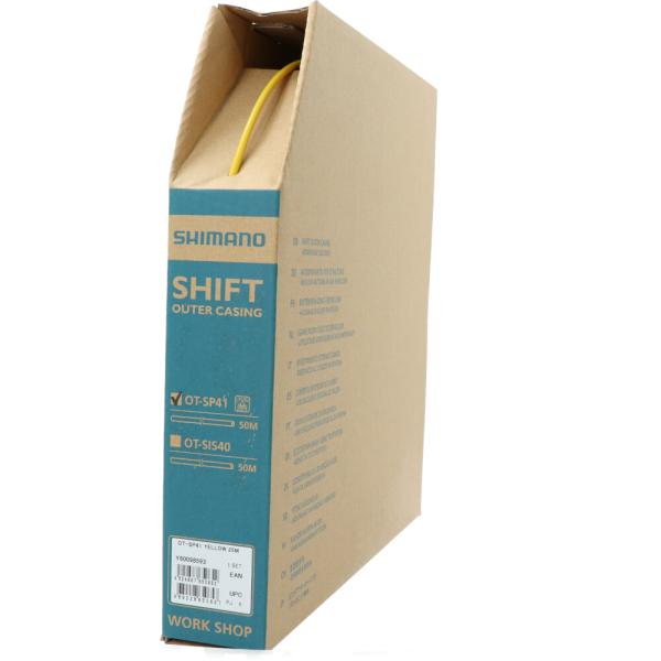 SHIMANO Schaltzugau&szlig;enh&uuml;lle OT-SP41 25 m Gelb