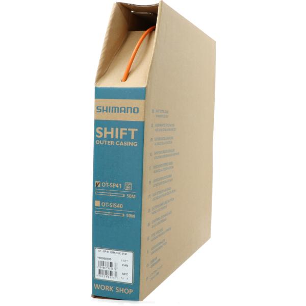SHIMANO Schaltzugau&szlig;enh&uuml;lle OT-SP41 25 m Orange