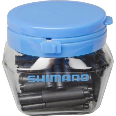 SHIMANO 50 St&uuml;ck. Endkappe Schaltzugau&szlig;enh&uuml;lle mit Spitze und Gummimanschette Produktbild 1