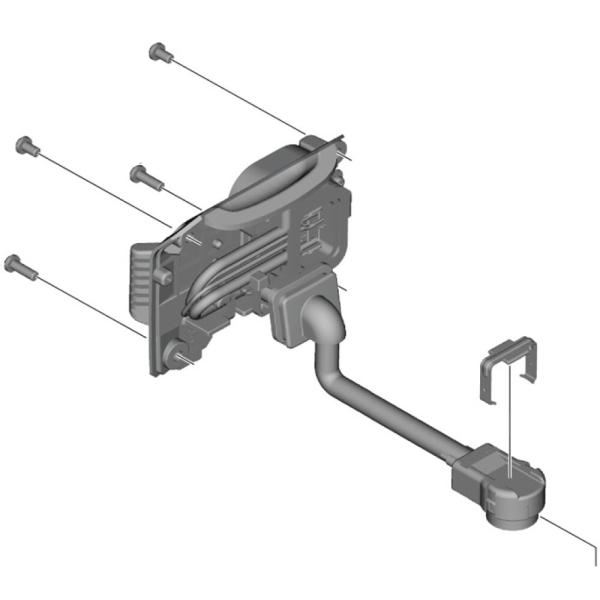 SHIMANO Kabelsteckereinheit BM-EN600 oberes Geh&auml;use 300 mm