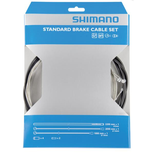 SHIMANO Bremszug-Set Road/MTB Stahl